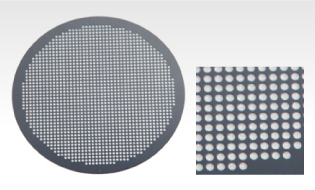 Through-hole processing for sensor (glass・silicon)
